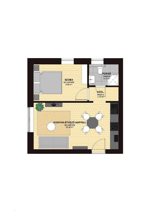 Dotis Apartman Тата Экстерьер фото
